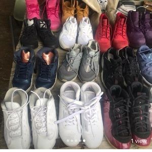 Lots of sneakers